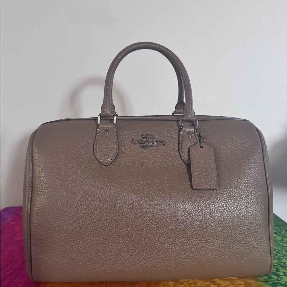 🤎BRAND NEW Coach Rowan Large Satchel Bag soft leather🤎 - Picture 10 of 16